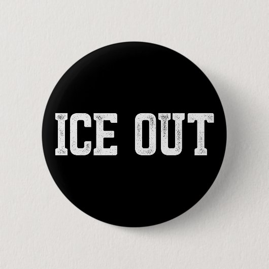 ICEアウト 移民改革 アンチICE 缶バッジ (正面)