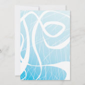 ICEスケートで滑る誕生日パーティーの招待 招待状 (裏面)