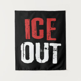 ICE反対の政治的アクティビズム プロテスト タペストリー