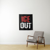 ICE反対の政治的アクティビズム プロテスト タペストリー (インサイチュ)