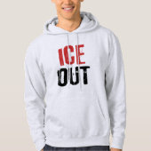 ICE反対の政治的アクティビズム プロテスト パーカ (正面)