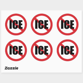 ICE反対 ラウンドシール