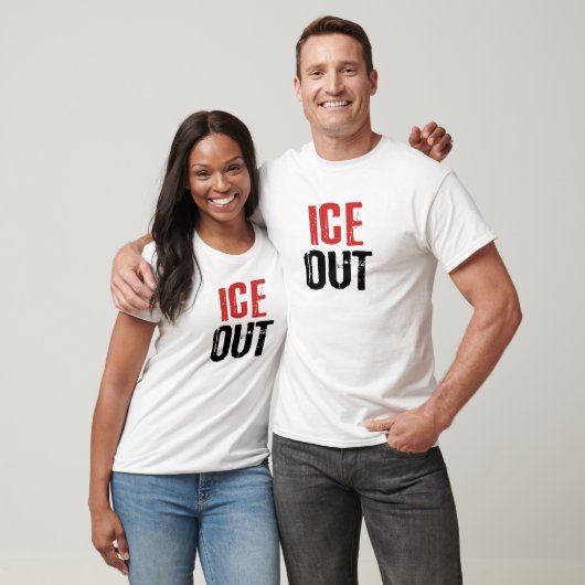 ICE反対 政治活動 抗議活動 Tシャツ (ユニセックス)