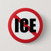 ICE反対 缶バッジ (正面)