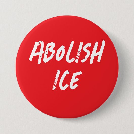 ICE廃止政治的抗議 缶バッジ (正面)
