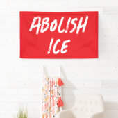 ICE廃止 オーバーパス抗議 横断幕 (インサイチュ)