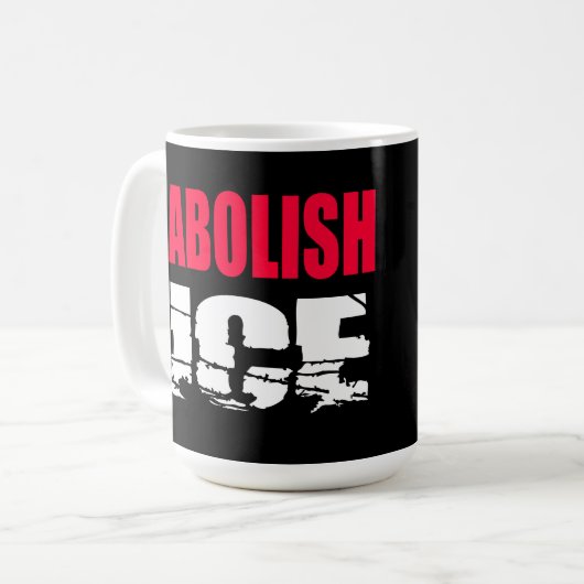 ICE廃止 コーヒーマグカップ (正面左)