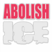 ICE廃止 シール (正面)
