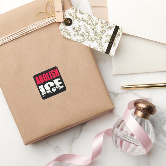 ICE廃止 スクエアシール (ギフト)