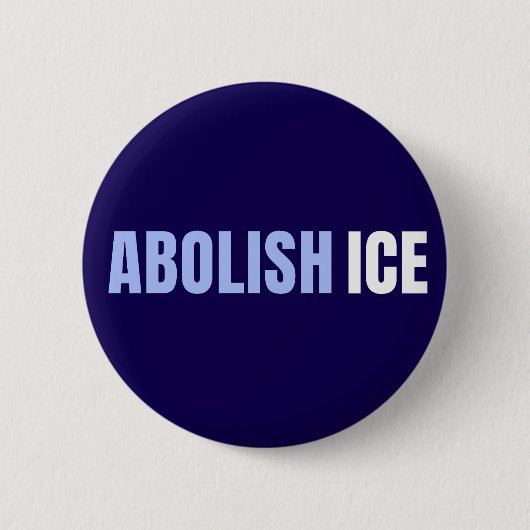 ICE廃止 ポリティカル アンチトランプ 缶バッジ (正面)