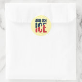 ICE廃止 ヴィンテージ抗議 ラウンドシール (バッグ)