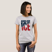 ICE廃止 ヴィンテージ抗議 Tシャツ (正面フル)