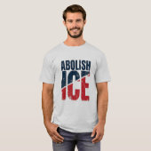 ICE廃止 ヴィンテージ抗議 Tシャツ (正面フル)