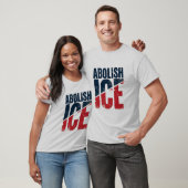 ICE廃止 ヴィンテージ抗議 Tシャツ (ユニセックス)