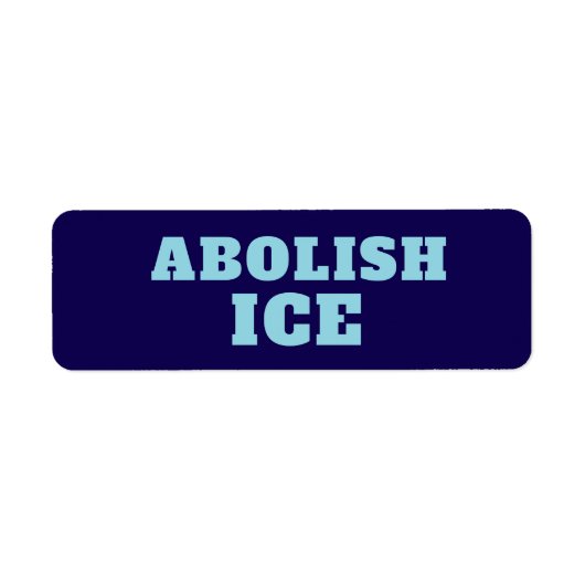ICE廃止 抗議ステッカー デカル ラベル (正面)