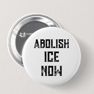 ICE廃止 NOW - アメリカ政治抗議 缶バッジ