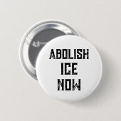 ICE廃止 NOW - アメリカ政治抗議 缶バッジ (正面&裏面)