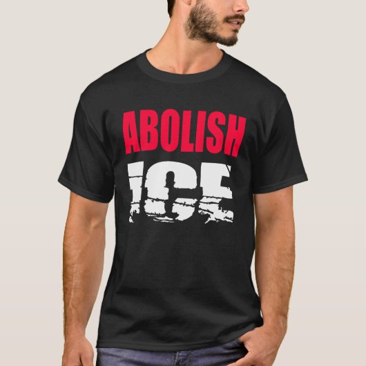 ICE廃止 Tシャツ (正面)