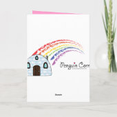 Ice感謝していスケートで滑るのCoachカード サンキューカード (裏面)