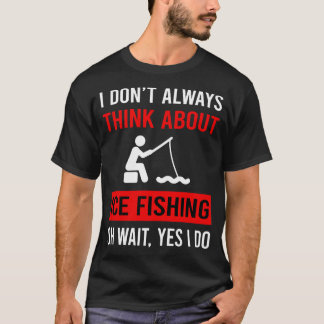 Ice考え魚釣り Tシャツ