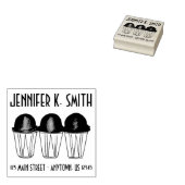 Ice イタリアン Snowball Sno Cone夏期アドレス ラバースタンプ (押印)