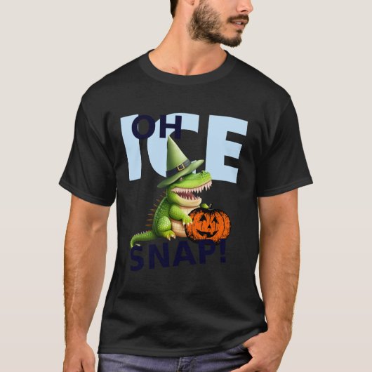 ICE ハロウィン ワニ Oh Snap! Tシャツ (正面)