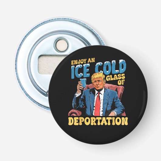 ICE 強制送還の冷たいグラスを楽しむ 栓抜き (正面)