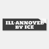 ICE(米移民・関税執行局)対策ユーモア バンパーステッカー (正面)