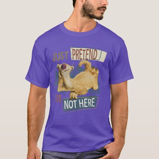 Ice Age Sid Just Pretend Im Not Here family Tシャツ (正面)