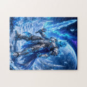 Ice Alien Warrior Puzzle ジグソーパズル (横)