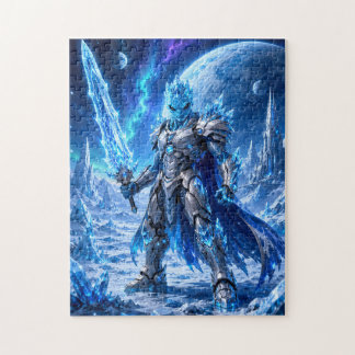 Ice Alien Warrior Puzzle ジグソーパズル