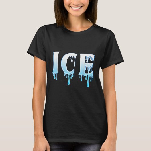 Ice And Fire Halloween Couples Matching Party Cost Tシャツ (正面)