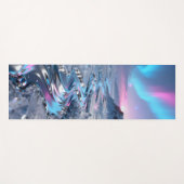 ice and snow world melted into flowing streams ヨガマット (正面(横))