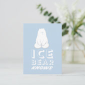 Ice Bear Knows ポストカード (スタンド正面)