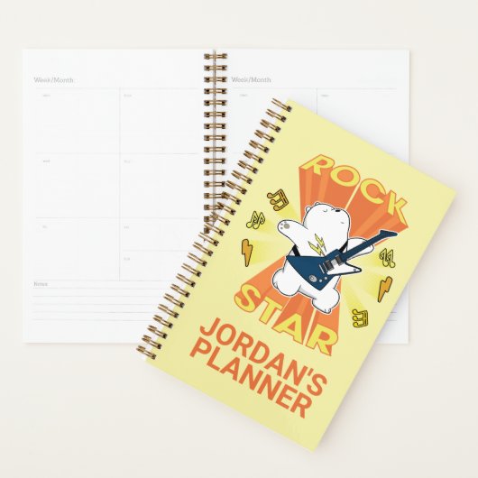 Ice Bear - Rock Star プランナー手帳 (ディスプレー)