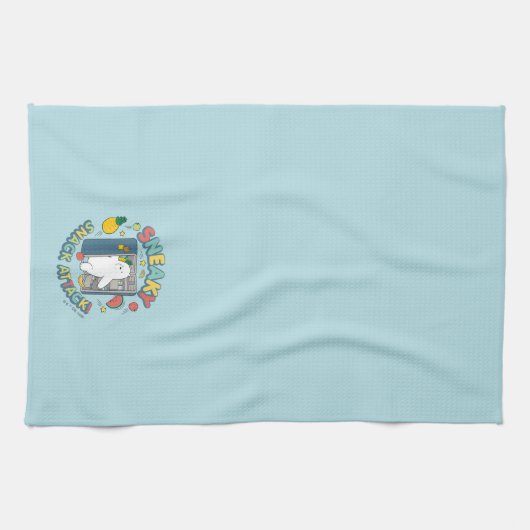 Ice Bear - Sneaky Snack Attack! キッチンタオル (横)