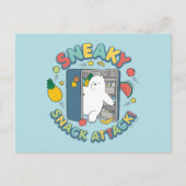Ice Bear - Sneaky Snack Attack! ポストカード (正面)
