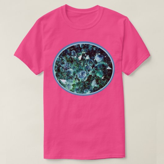 Ice Blue Crystals Tシャツ (デザイン正面)