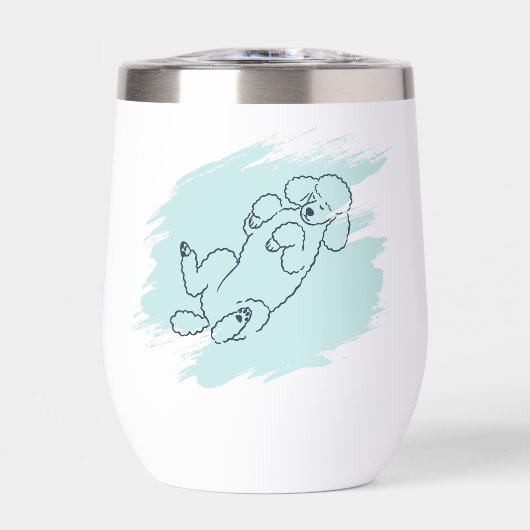 Ice Blue Poodle – Self‑Care (正面)