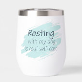 Ice Blue Poodle – Self‑Care (背面)