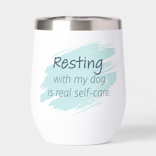 Ice Blue Poodle – Self‑Care (背面)