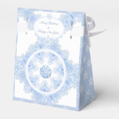 Ice blue snowflake フェイバーボックス (裏面サイド)