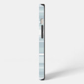 Ice blue stripes Case-Mate iPhone case iPhoneケース (左側面)