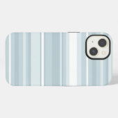 Ice blue stripes Case-Mate iPhone case iPhoneケース (裏面横)