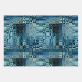 Ice Blue Wonder ラッピングペーパーシート (正面)