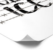 Ice Byrabed Wireの抗議と抵抗支援を廃止する ポスター (角)