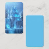 Ice Castle of 凍ってい Dreams Bookmark 名刺 (正面/裏面)