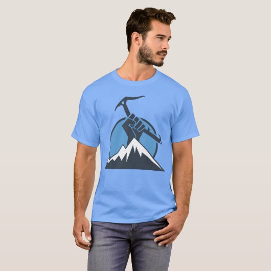 Ice Climbing Power girl Tシャツ (正面フル)