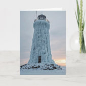Ice covered lighthouse カード (正面)
