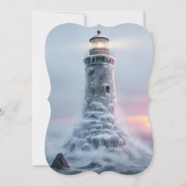 Ice covered lighthouse  シーズンカード